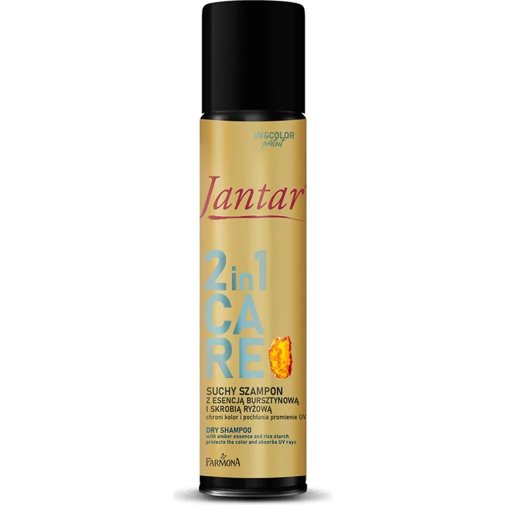Farmona Jantar 2-in-1 Trockenshampoo mit UV-Schutz und Bernstein-Extrakt für normales & coloriertes Haar, 180 ml