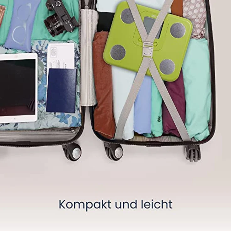 Tanita BC, 730 die kleinste und leichteste Körperanalyse, Waage der Welt, Grün – Bild 5