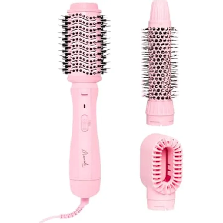 Mermade Hair Ionen-Haarbürste INTERCHANGEABLE BLOW DRY BRUSH, Mehrstufige Temperatureinstellungen