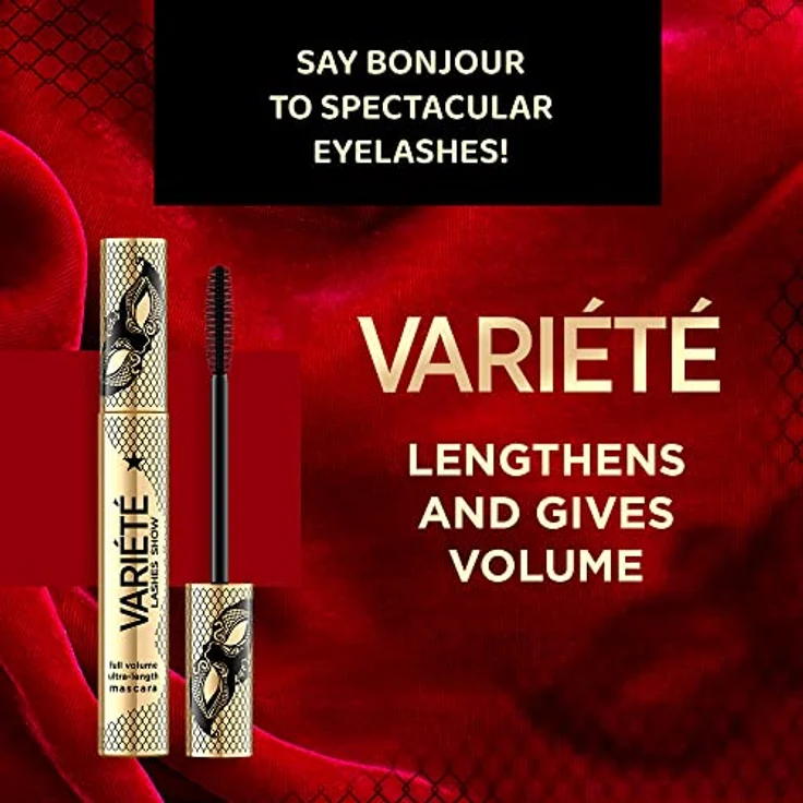Eveline Cosmetics Variété Mascara, Verdickung und Verlängerung 10 ml, Schwarz – Bild 3