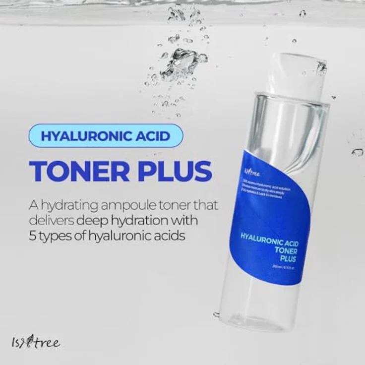 ISNTREE Hyaluronic Acid Toner Plus, Gesichtswasser mit feuchtigkeitsspendender Hyaluronsäure, 200 ml – Bild 2