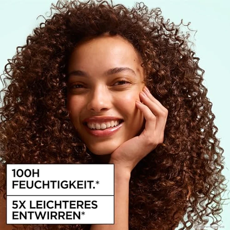 GARNIER Fructis Locken Methode Spülung, silikonfreier Conditioner für seidige Locken, 200 ml – Bild 3