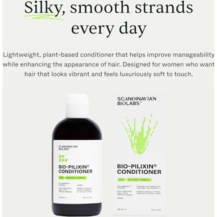 Scandinavian Biolabs Bio-Pilixin® Conditioner Women, natürlicher Haarausfall-Schutz für Damen, 250 ml – Bild 2