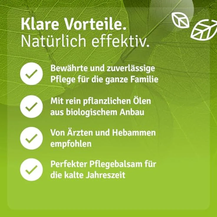 Casida Engelwurzbalsam Baby & Kinder, 15 g, pflanzliche Öle aus biologischem Anbau, dermatologisch getestet, ohne Konservierungsstoffe – Bild 6
