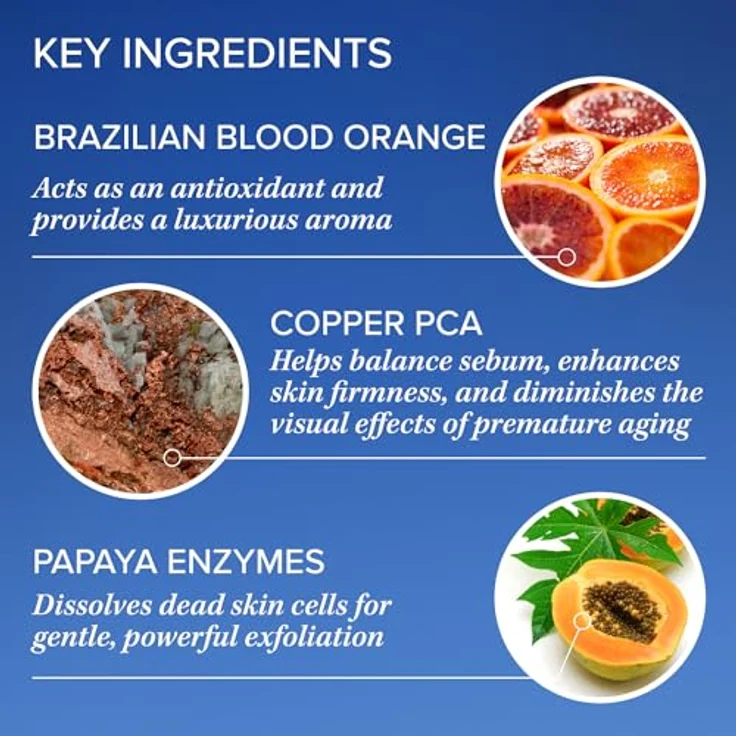 iS Clinical Tri-Active Exfoliating Masque 120 g, Gesichtsmasken mit chemischem und physischem Peeling, antioxidativer brasilianischer Blutorange – Bild 3