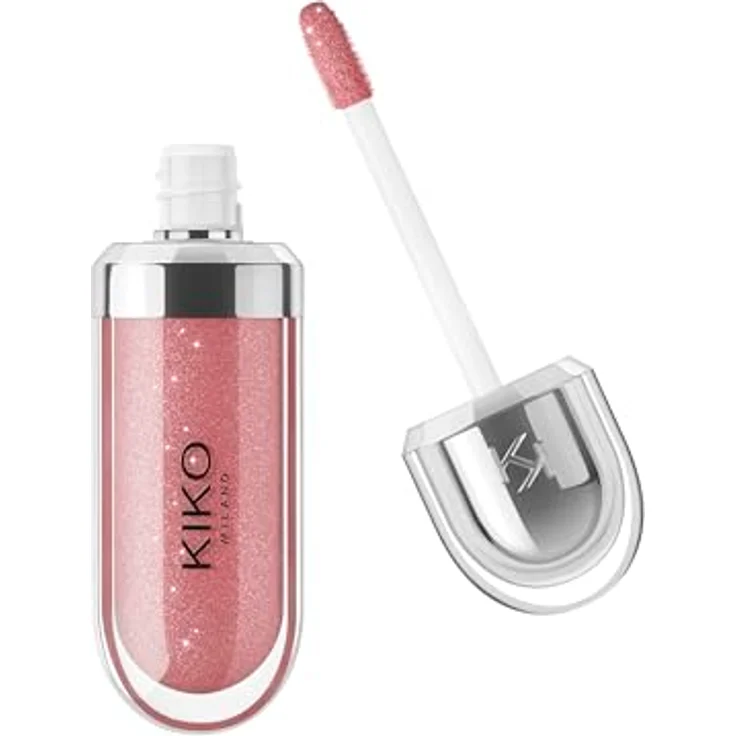 KIKO Milano 3D Hydra Lipgloss, hydrierendes Lipgloss mit hochglänzendem Finish, Farbton 32 Pearly Natural Rose, 6.5 ml – Bild 1