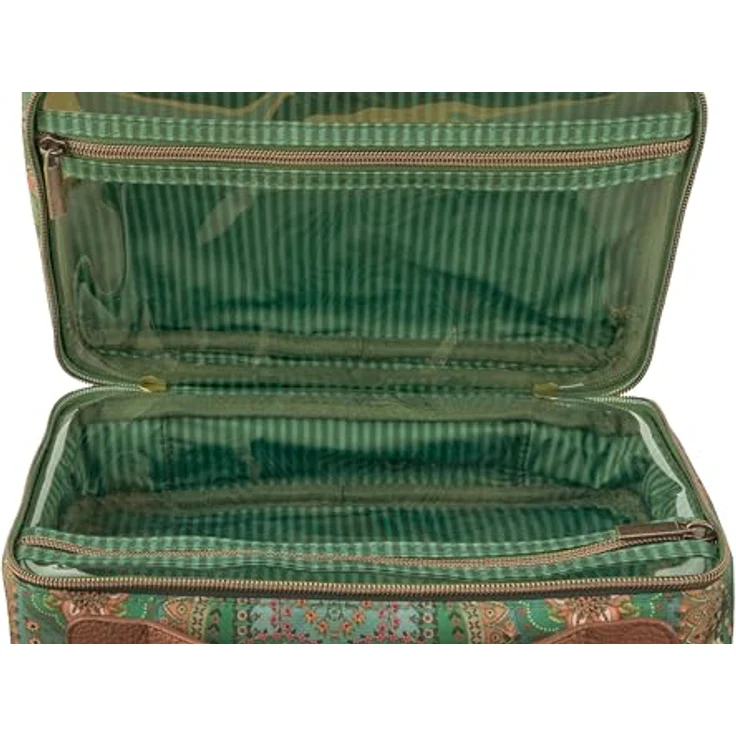Pip Studio Casey Beauty Case Jabali Green, geräumig und robust, 27x10x19cm mit praktischem Design – Bild 3