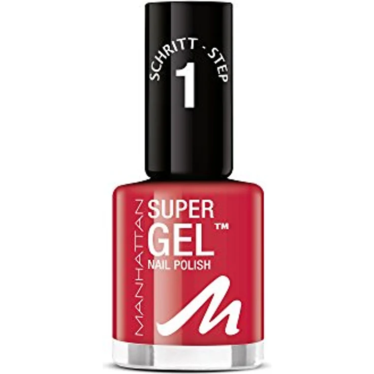 Manhattan Super-Gel-Nagellack - Farbe Devious Red 625, (12 ml) – Bild 2