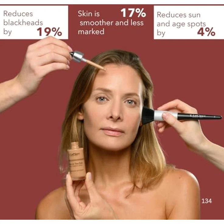 T.LeClerc Anti-aging Radiant Complexion Serum, Flüssige Foundation mit leichter Deckkraft für strahlenden Teint, 30 ml – Bild 2