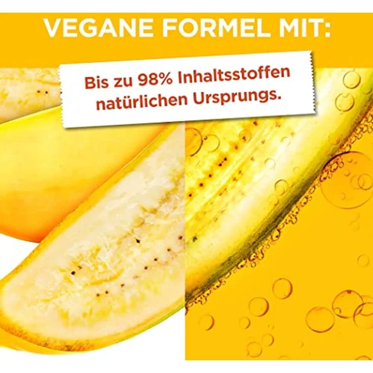 Garnier Banana 3in1 Haarmaske für trockenes Haar, Leave In für intensive Pflege und Geschmeidigkeit, Vegane Formel mit natürlichen Inhaltsstoffen, Fructis Hair Food, 1 x 400 ml – Bild 3