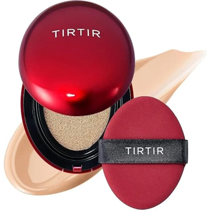 TIRTIR Mask Fit Red Cushion 23N Sand, 18 g - Fleckenfeste Kissen-Make-up-Grundierung mit kraftvoller Abdeckung und antioxidativen Inhaltsstoffen – Bild 1