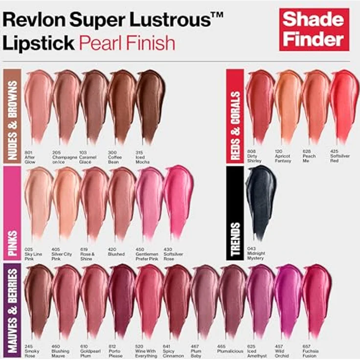 Revlon Super Lustrous Lippenstift, 103 Caramel Glace, 4.2 g, Perlfinish – Bild 7