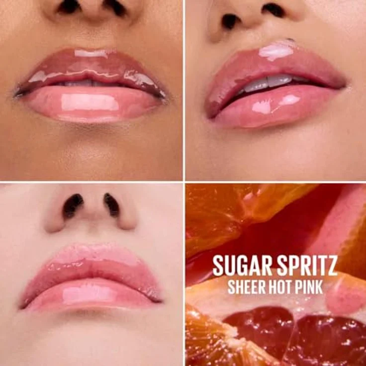 MAYBELLINE NEW YORK Lifter Gel Lippenöl, hochglänzender Lipgloss für Damen, Farbton 004 Sugar Spritz, 6.6 ml – Bild 2