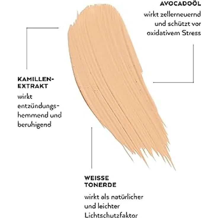 Und Gretel Lieth Foundation, 30 ml, leichte und pflegende Foundation mit starker Deckkraft, GOLDEN BEIGE – Bild 2