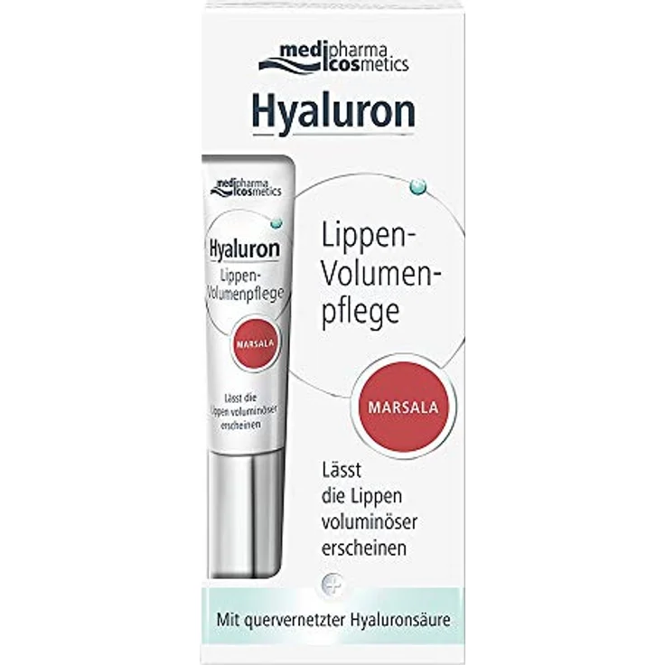 Medipharma Cosmetics Hyaluron Lippen-Volumenpflege marsala | Mit quervernetzter Hyaluronsäure | Für voluminösere und geschmeidige Lippen | 7 ml – Bild 1