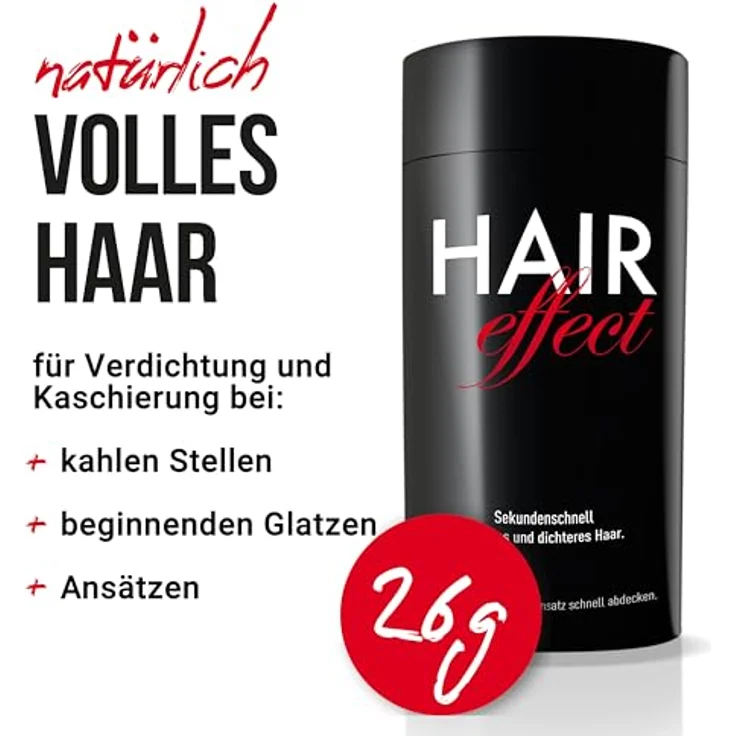 Hair Effect dunkel blond 8 Schütthaar - 26g – Bild 3