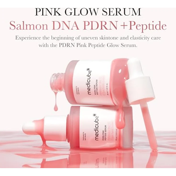 medicube - PDRN Pink Peptide Serum, 30 ml - Straffendes und beruhigendes Serum für verbesserte Hautelastizität – Bild 3