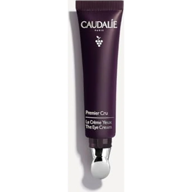 Caudalie Premier Cru Augencreme, 15 ml - Hochwertige Augenpflege mit Massage-Applikator, Dunkelviolett – Bild 1