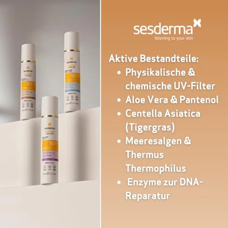 Sesderma Repaskin Urban 365, Sonnencreme für empfindliche Haut, SPF 50+, 50 ml – Bild 6