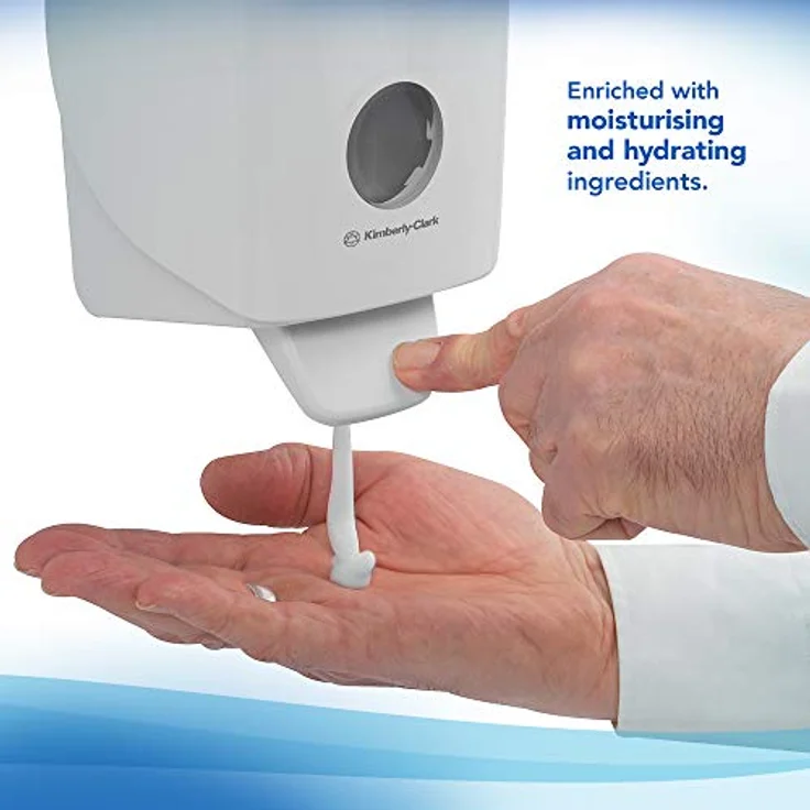 Kimberly-Clark Scott Control Foam Soap, 6x 1 L unparfümierte Schaumseife, transparent, hygienischer Handreiniger für gründliche Reinigung – Bild 5
