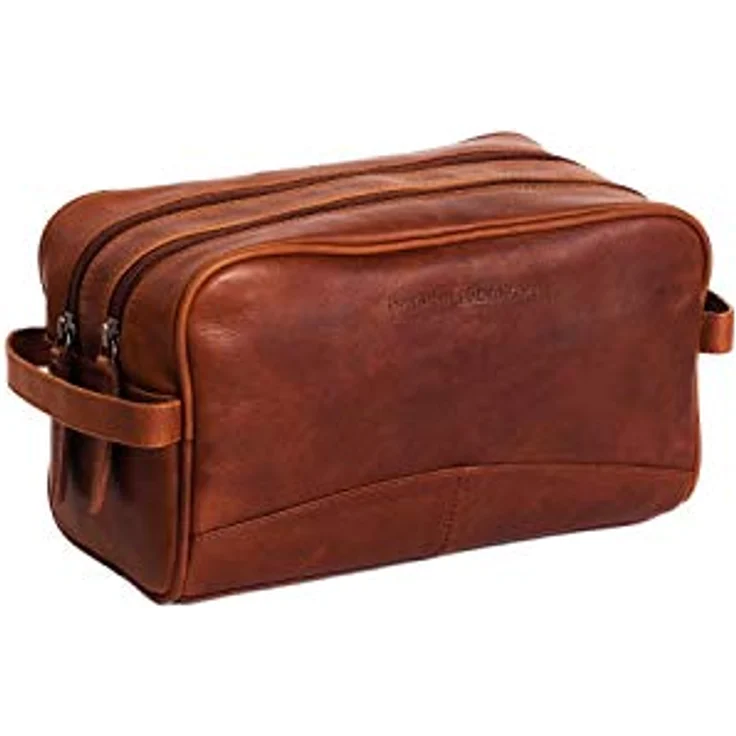 The Chesterfield Brand Necessaire Wax Pull Up Kulturbeutel Leder 24 cm Braun 3 l – Bild 1