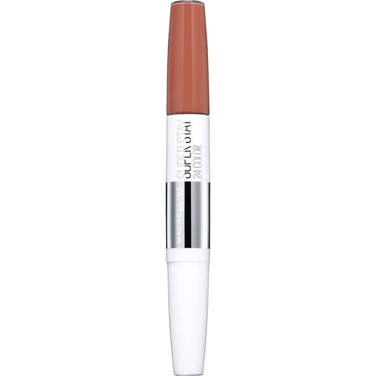 Maybelline Superstay 24H Color Lippenstift, langlebiger flüssiger Lippenstift mit integrierter Pflege, Nr. 611 - Crème Caramel, 5 g – Bild 1