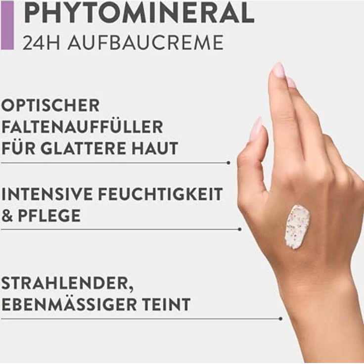 Judith Williams Cosmetics 24h Aufbaucreme Phytomineral, Tages- & Nachtcreme mit 25h Feuchtigkeit, 50 ml – Bild 3