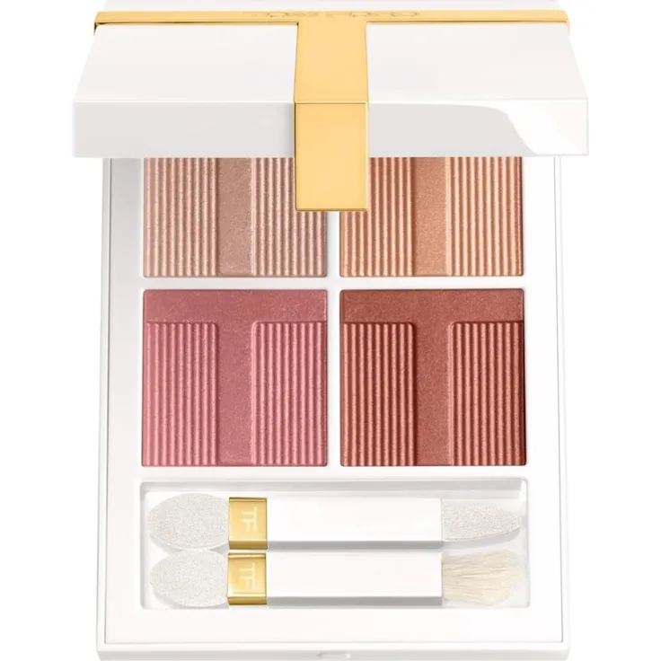 TOM FORD Soleil Eye Color Quad, Lidschatten Palette 7,2 g, HAZY SENSUALITY, warme Nuancen für strahlende Sommer-Looks