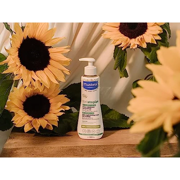 Mustela Stelatopia+ Lipid-Replenishing Cream, nährende und beruhigende Creme für sehr trockene, empfindliche Haut, 300 ml – Bild 2