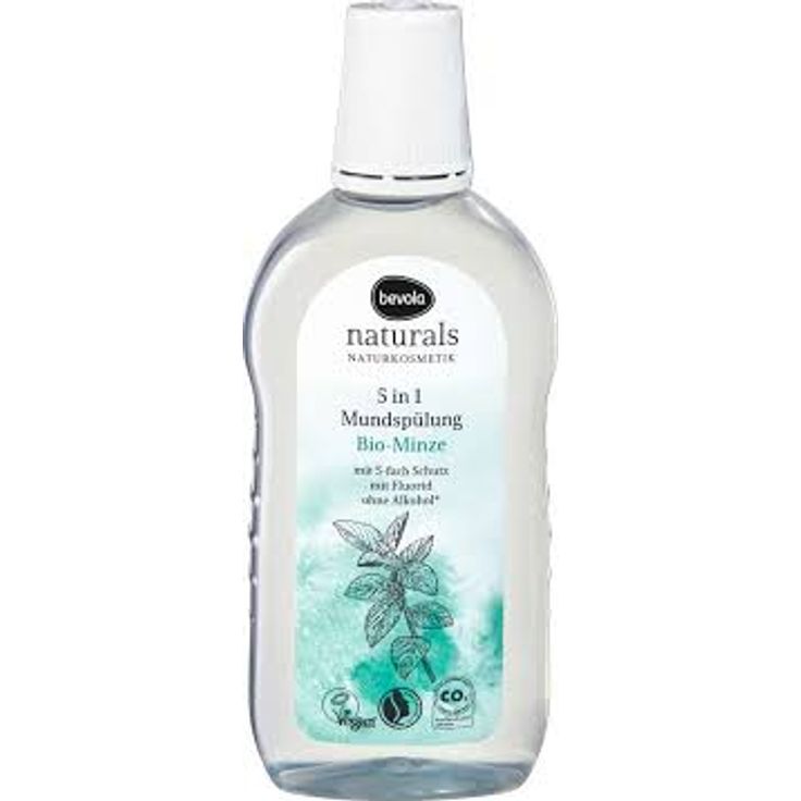 Bevola Naturals 5 in 1 Mundspülung Bio-Minze