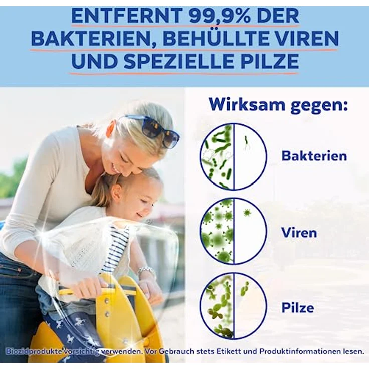 Sagrotan Hand-Desinfektionsgel Kamille & Lotus Desinfektionsmittel für die Hände in handlicher Reisegröße 1 x 50 ml antibakterielles Gel - Preisvergleich – Bild 3
