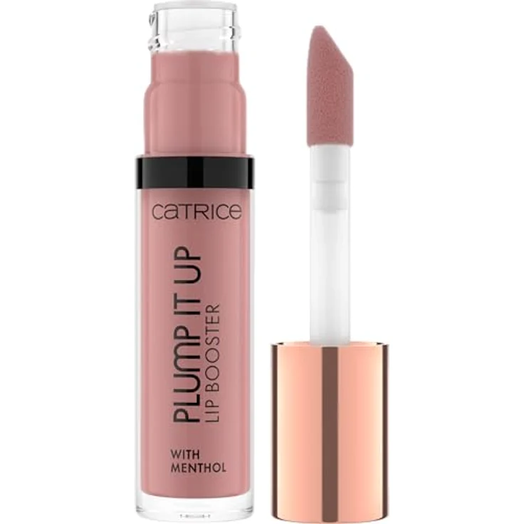 Catrice Plump It Up Lip Booster Nr. 040, Nude, kühlend, vergrößernd, glänzend, vegan, 3er Pack (3x3.5ml) – Bild 3