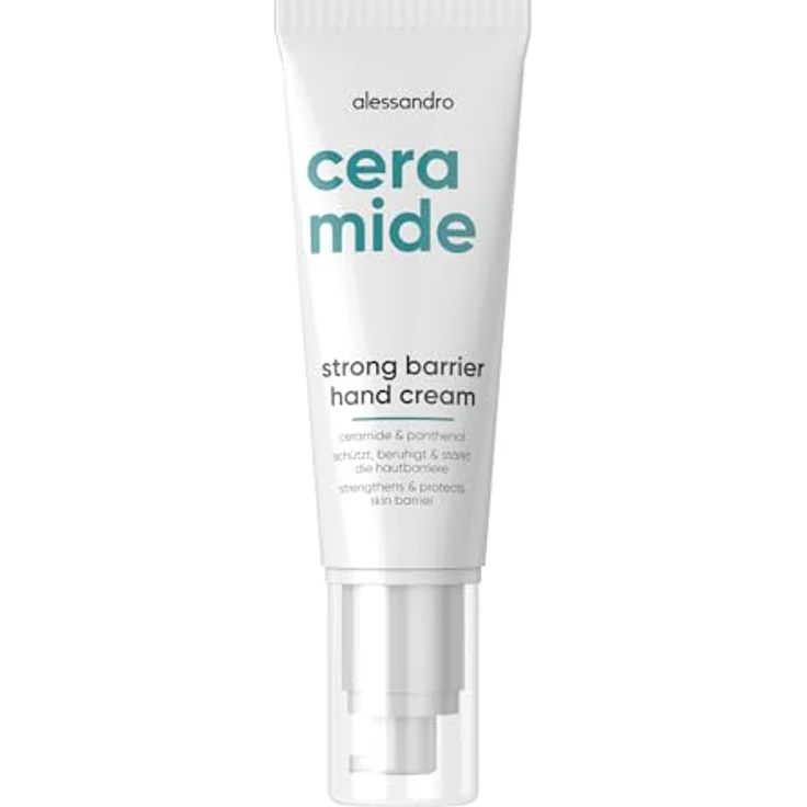 alessandro Ceramide Strong Barrier Hand Cream, regenerierende Handcreme mit Ceramiden & Panthenol, stützt die Hautbarriere, 50ml, vegan – Bild 1