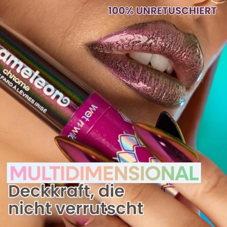 Wet n Wild Chameleon Chrome Lip Foil Lipgloss, holografischer Effekt, 3 ml – Bild 5