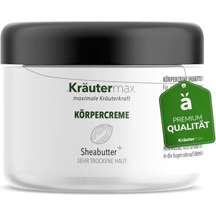 Sheabutter Creme Körperbutter für Trockene Haut Shea Butter Körpercreme 1 x 250 ml – Bild 1