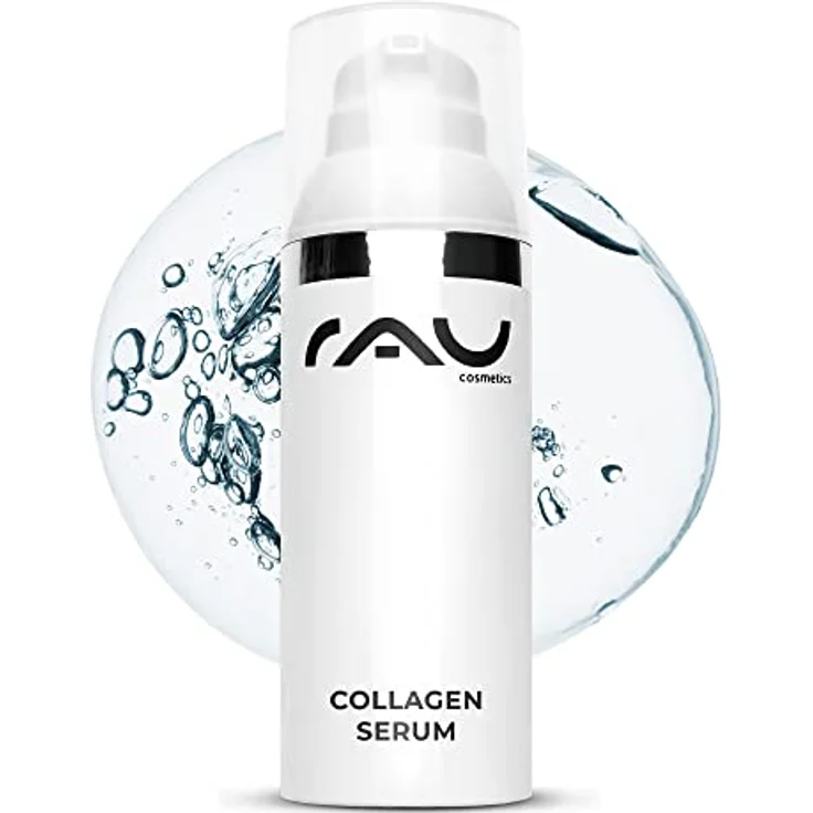 RAU Cosmetics Collagen Serum 50 ml - Anti-Aging Serum mit Hyaluronsäure und Trylagen™ gegen Falten - Beauty Kollagen Gesichtsserum für Reife und Regenerationsbedürftige Haut - Falten Frei Konzentrat – Bild 1