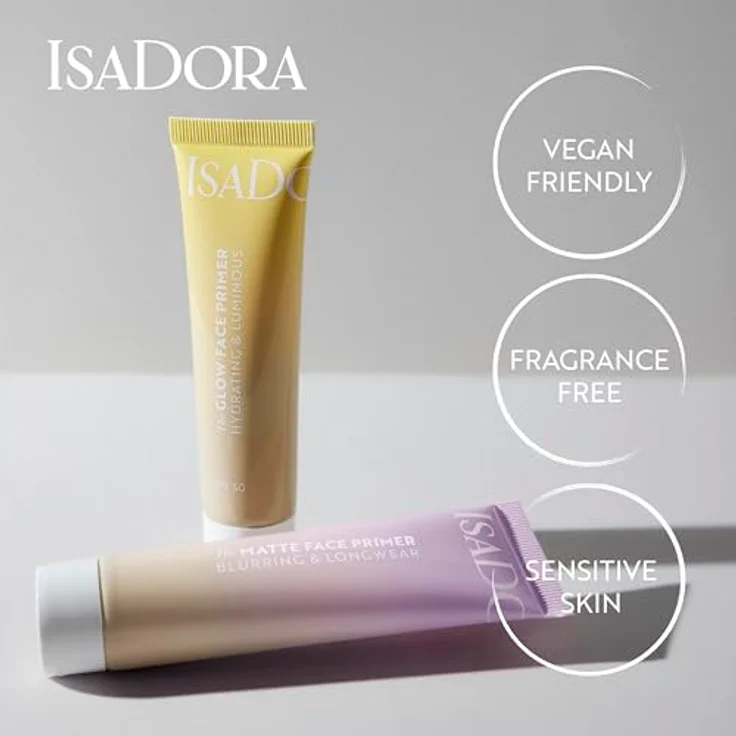 IsaDora The Matte Face Primer Blurring & Longwear, mattierender Make-up Primer für ein glattes Finish, 30 ml – Bild 4