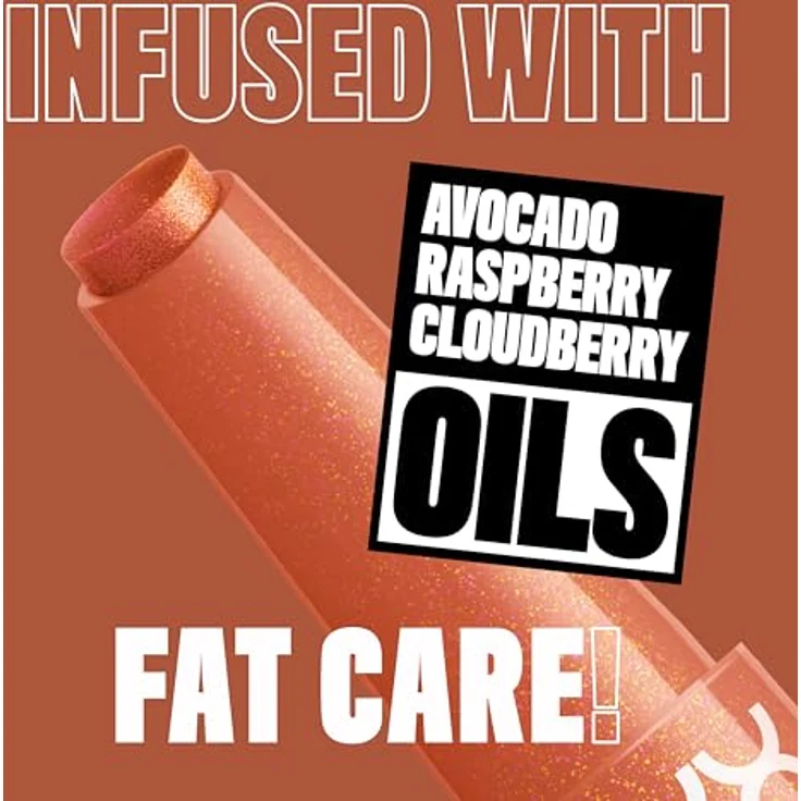 NYX Professional Makeup Fat Oil Slick Click, tönender Lippenbalsam in Farbton 06 Hits Different, 2 g, vegan, langanhaltende Feuchtigkeitspflege – Bild 5