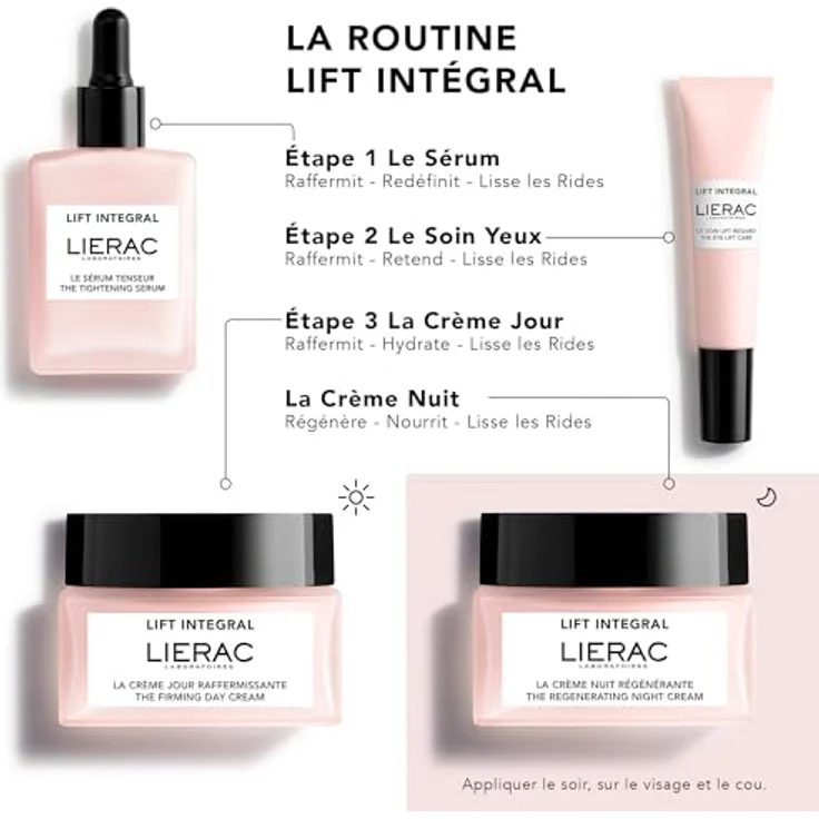 Lierac Lift Integral La Crème Nuit Régénérante Refill, 50 ml - Kühlend und komfortabel, langlebig, flexible Gestaltung – Bild 4