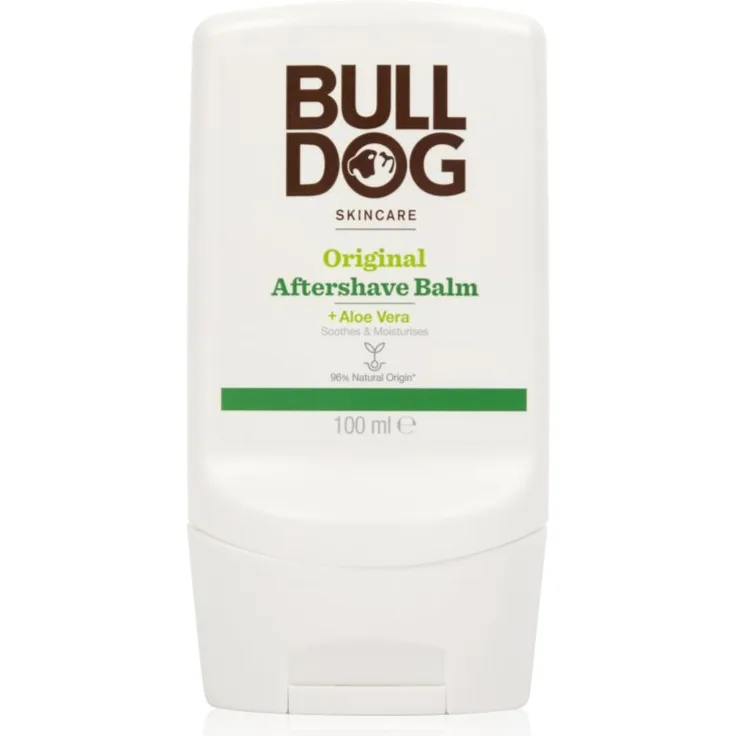 Bulldog Original Aftershave Balm, 100 ml, beruhigender After Shave Balsam für Herren, vegan