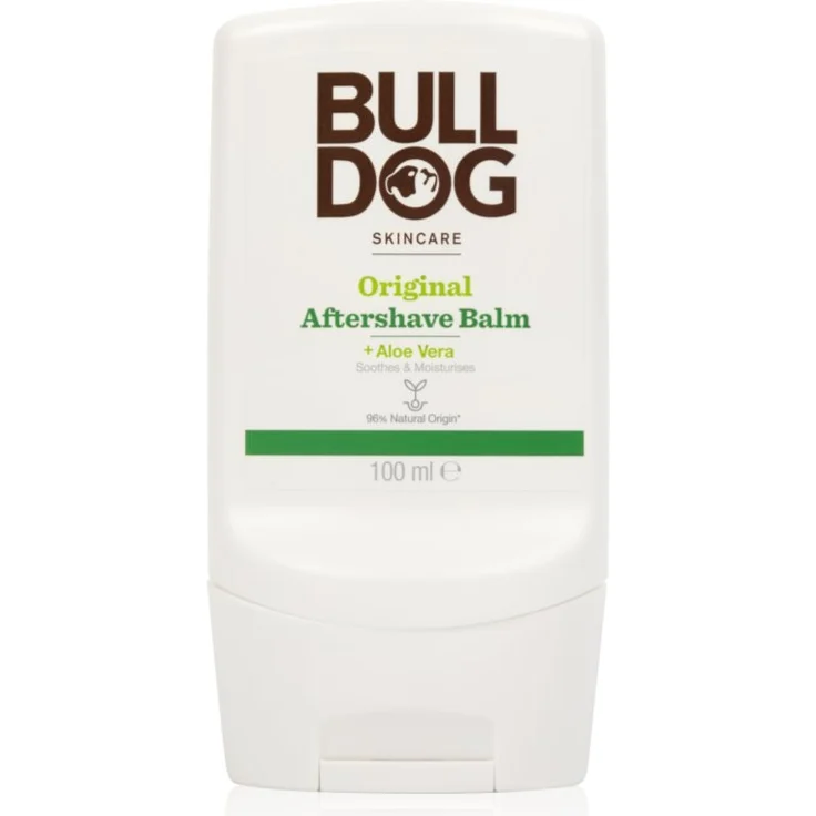 Bulldog Original Aftershave Balm, 100 ml, beruhigender After Shave Balsam für Herren, vegan