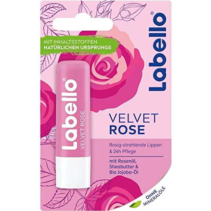 Labello Velvet Rose Lippenbalsam 4.8 g No_Color – Bild 2