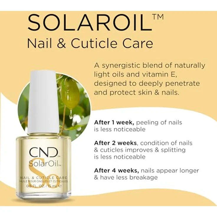 CND Nagelconditioner Cuticle Treatment Solar Oil 15 ml, Nagelpflege – Bild 2