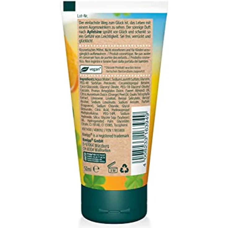Kneipp Aroma-Pflegedusche Sei frei verrückt und glücklich! Duschgel 50 ml – Bild 2