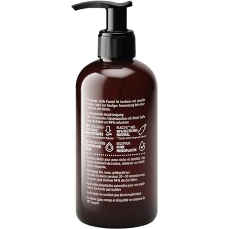 Kneipp Pflegende Cremeseife Mandelblüten, antibakterielle Handreinigung, 250 ml, natürliche ätherische Öle – Bild 2