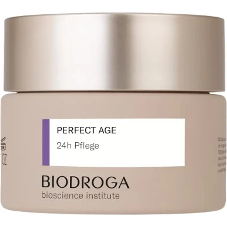 Biodroga straffende Anti Aging Hautpflege 24h Pflege 50 ml – Skincare Feuchtigkeitscreme Antifalten Gesichtspflege Vegan Perfect Age Bioscience Institut