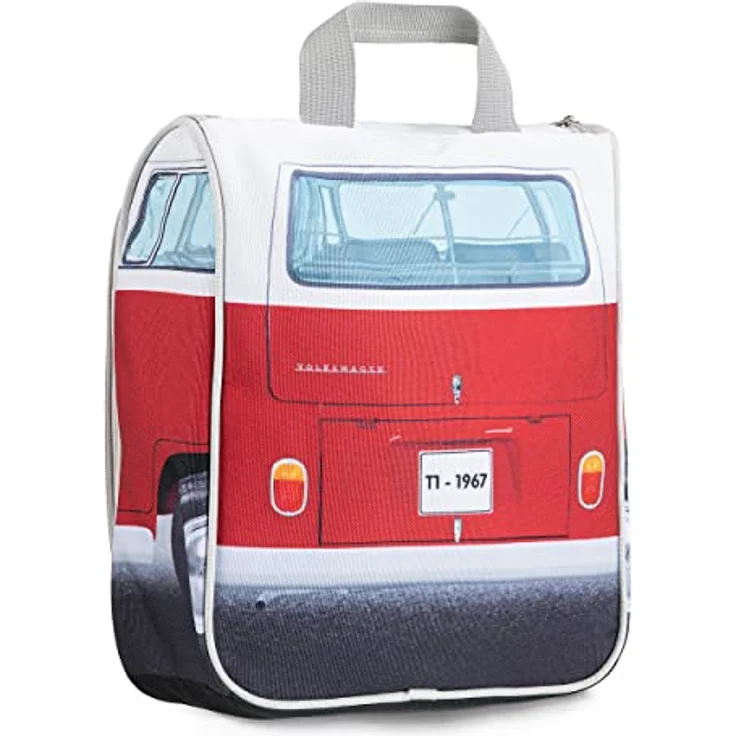 Kulturbeutel Bad-Hänge-Reise-Wasch-Tasche zum Aufhängen (Unisex, Premium Qualität/Rot) – Bild 1