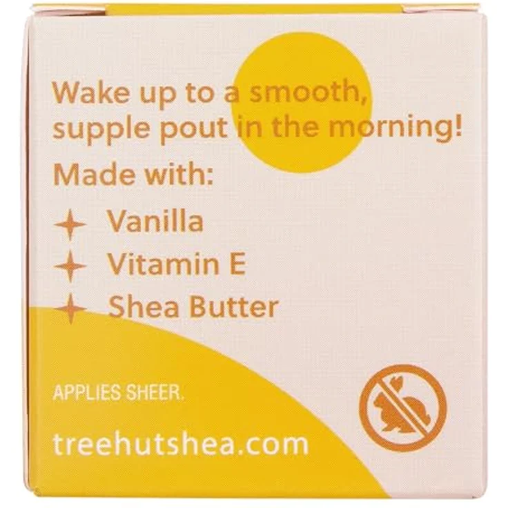 Tree Hut Vanilla Overnight Lippenmaske, 170 ml, reichhaltige Feuchtigkeitsformel mit Sheabutter und Vitamin E – Bild 2