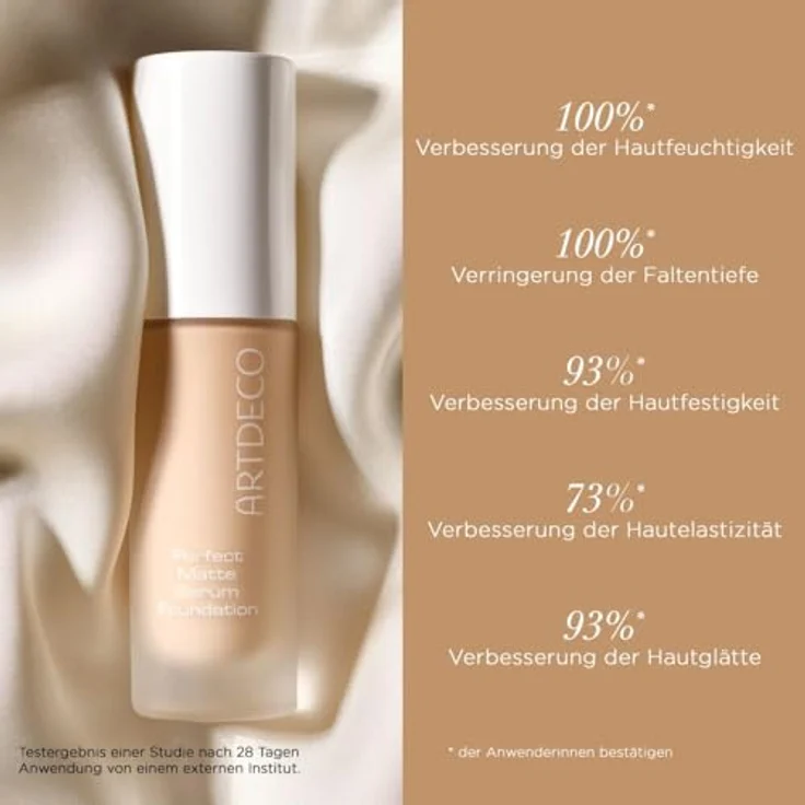 ARTDECO Perfect Matte Serum Foundation - Langanhaltende, pflegende Foundation mit seidig mattem Finish - 1 x 20 ml – Bild 5