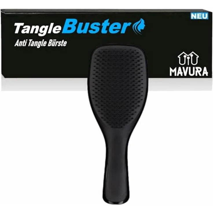 TangleBuster Anti Tangle Bürste Anti Haarbruch, entwirrende Bürste biegsame Borsten für nasses Haar – Bild 1